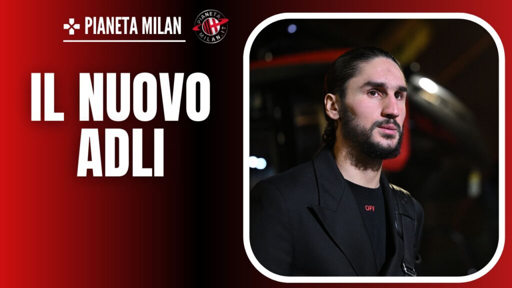 esultanza gol Yacine Adli AC Milan Milan-Roma 3-1 Serie A 2023-2024