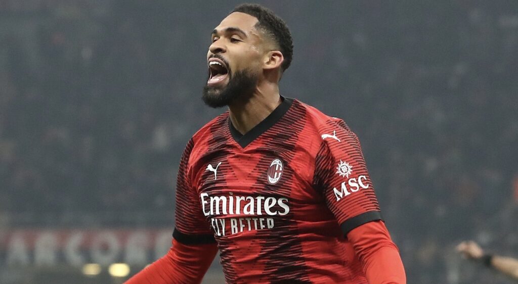 esultanza gol Ruben Loftus-Cheek AC Milan Milan-Bologna 2-2 Serie A 2023-2024