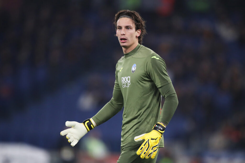 Marco Carnesecchi, portiere dell'Atalanta (getty images)