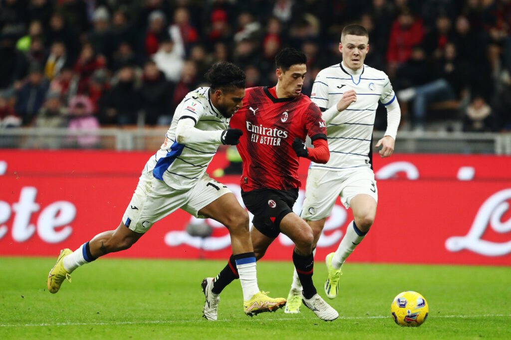 Tijjani Reijnders AC Milan Milan-Atalanta 1-2 Coppa Italia 2023-2024