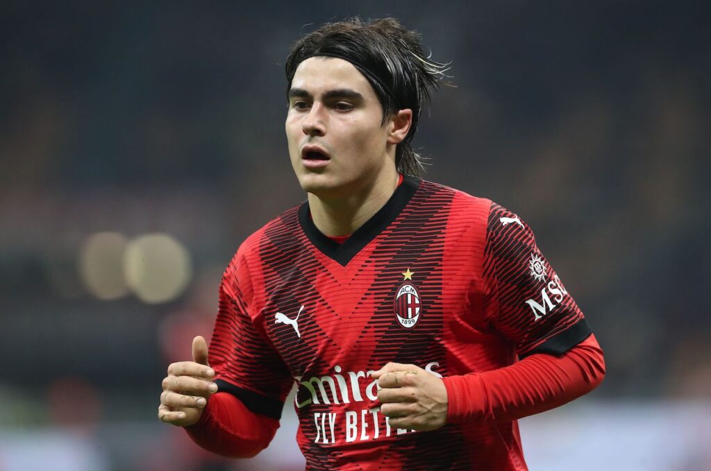 Luka Romero AC Milan Milan-Cagliari 4-1 Coppa Italia 2023-2024