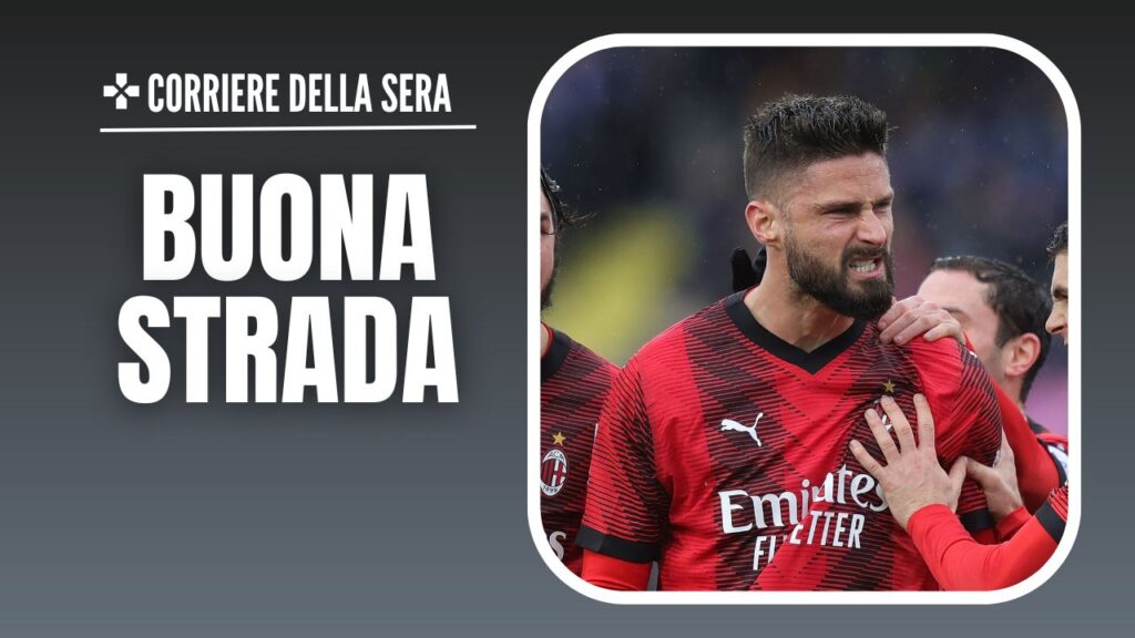 esultanza gol Olivier Giroud AC Milan Empoli-Milan 0-3 Serie A 2023-2024
