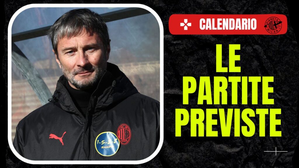 Calendario AC Milan Femminile Serie A Coppa Italia 2023-2024