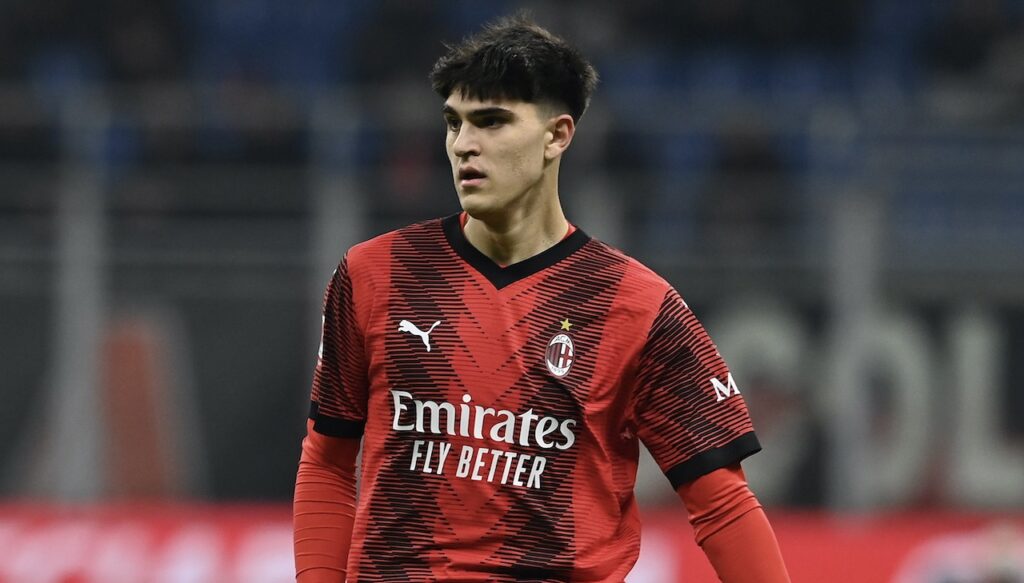 Davide Bartesaghi AC Milan Milan-Cagliari 4-1 Coppa Italia 2023-2024