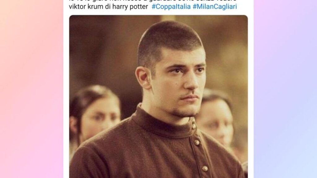 Milan Cagliari Jovic social