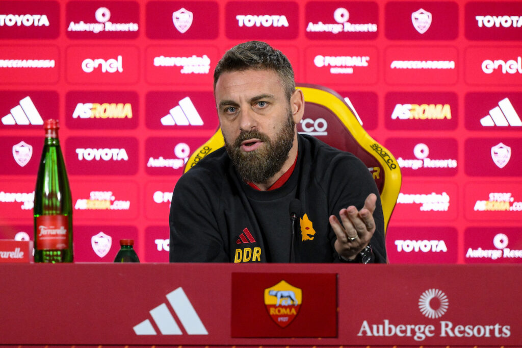 Daniele De Rossi AS Roma conferenza stampa Trigoria