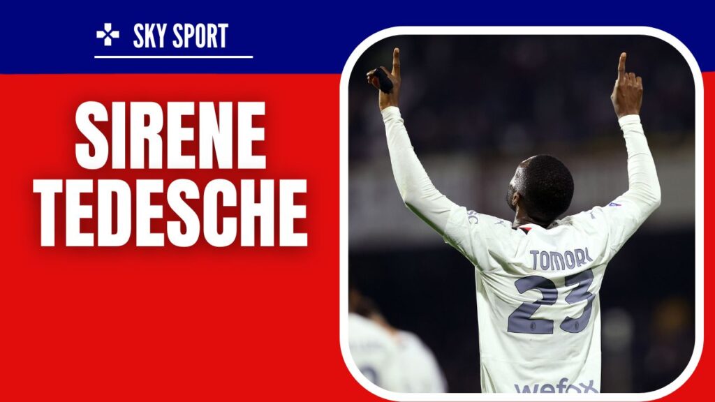 esultanza Fikayo Tomori AC Milan Salernitana-Milan Serie A 2023-2024