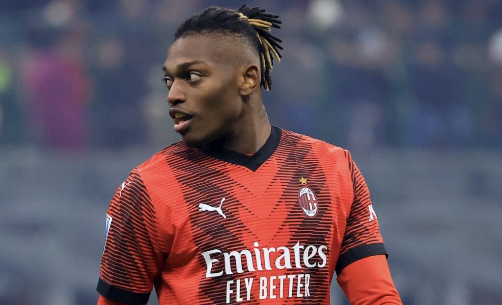 Rafael Leao AC Milan Milan-Roma 3-1 Serie A 2023-2024