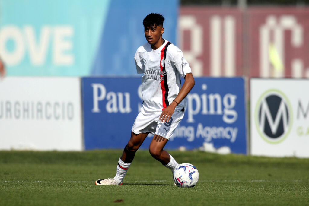 Nirash Perera, calciatore del Milan Under 17 (getty images)