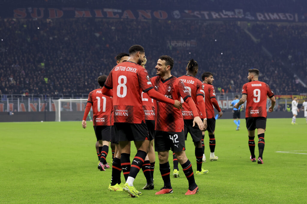 Alessandro Florenzi AC Milan Milan-Rennes 3-0 Europa League 2023-2024