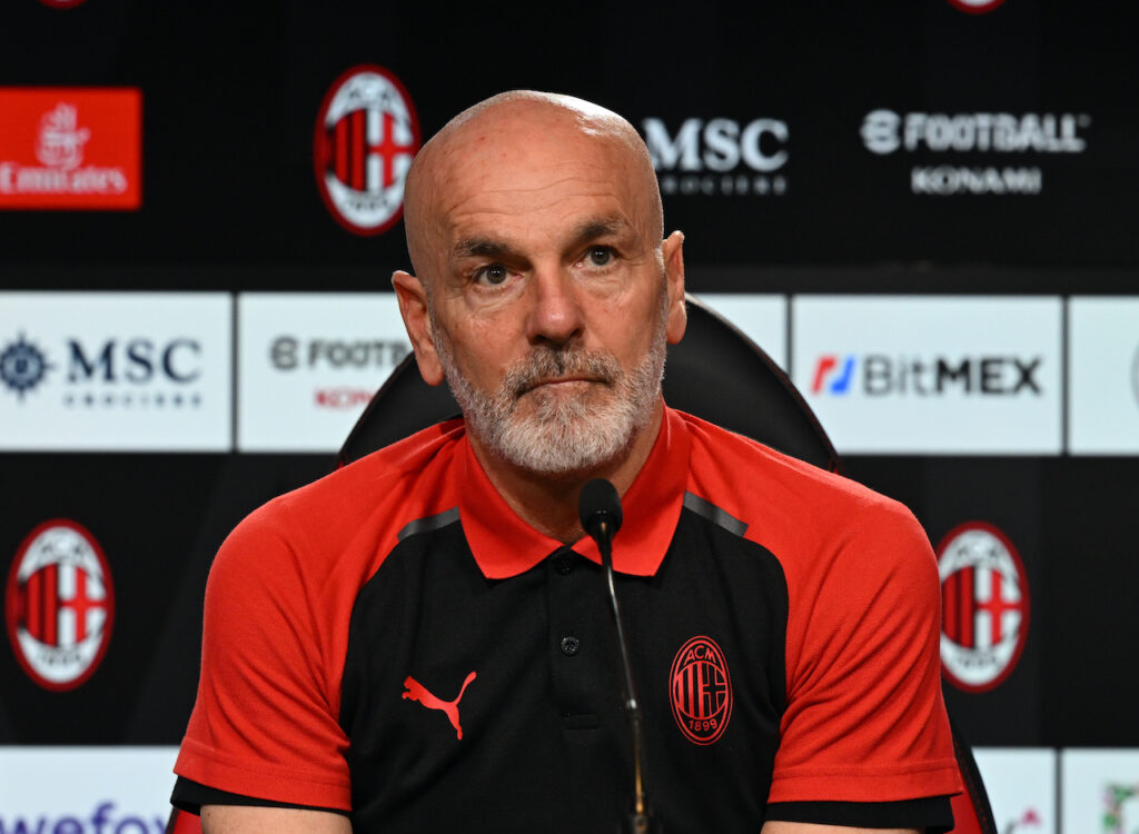Stefano Pioli AC Milan conferenza stampa Milanello