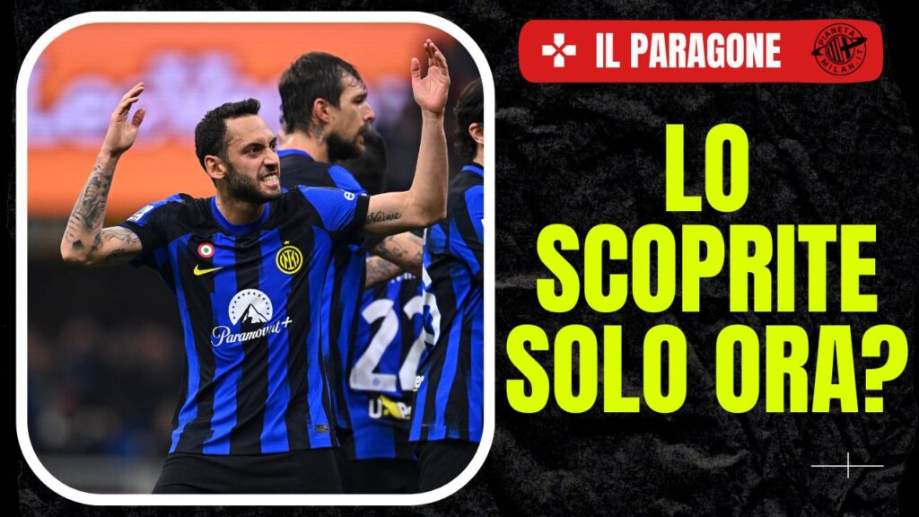 Hakan Calhanoglu, centrocampista dell'Inter 06/02/2024 PianetaMilan.it