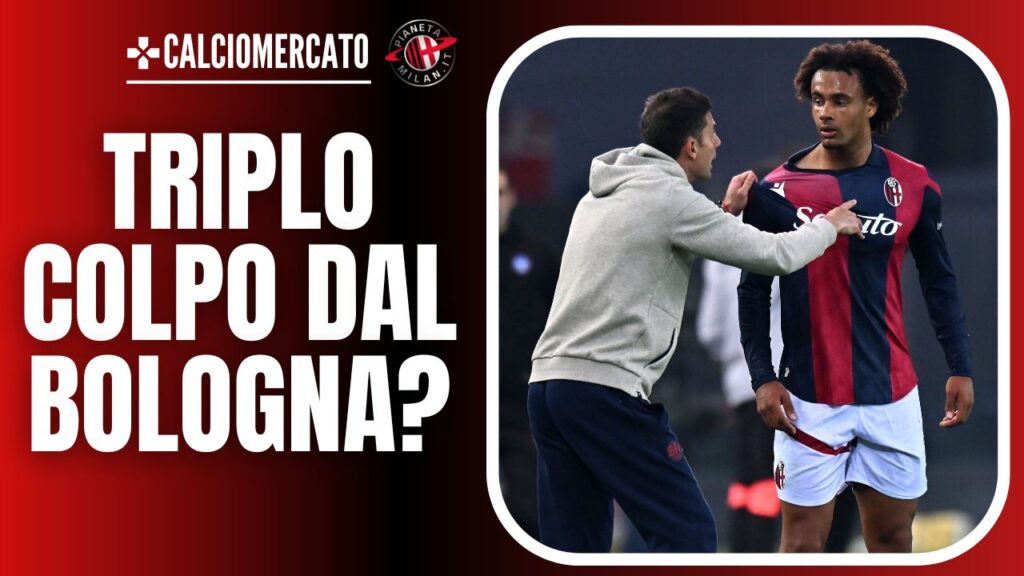 Thiago Motta e Joshua Zirkzee, allenatore e giocatore del Bologna 24/02/2024 PianetaMilan.it