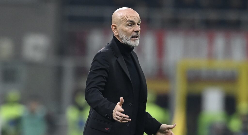 Stefano Pioli AC Milan Milan-Napoli 1-0 Serie A 2023-2024