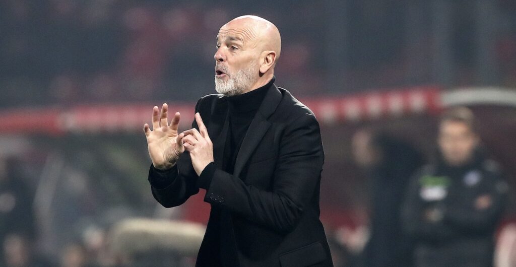 Stefano Pioli AC Milan Monza-Milan 4-2 Serie A 2023-2024