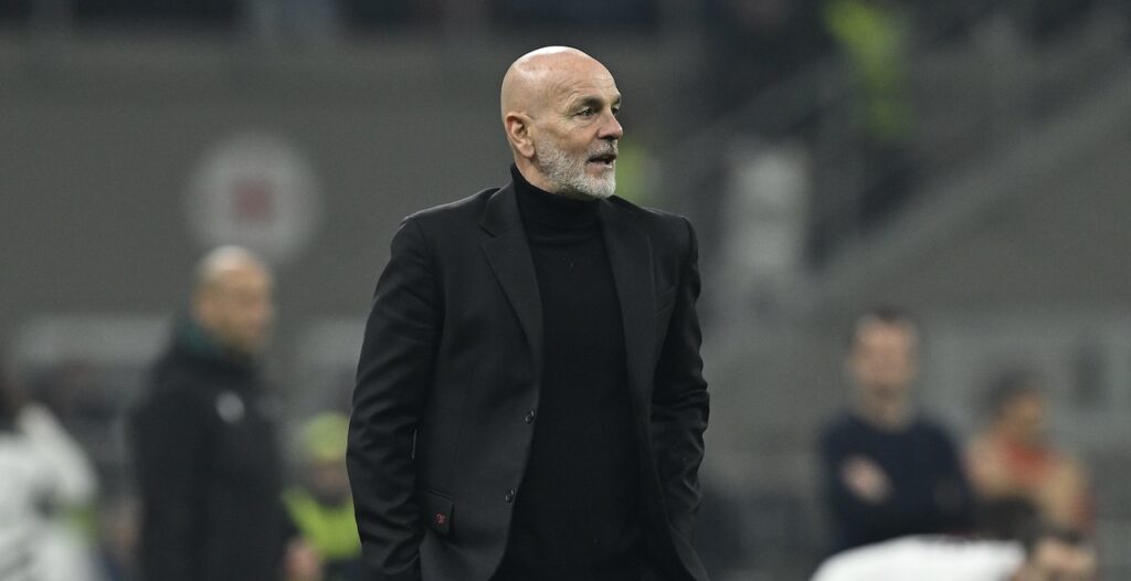 Stefano Pioli AC Milan Milan-Rennes 3-0 Europa League 2023-2024
