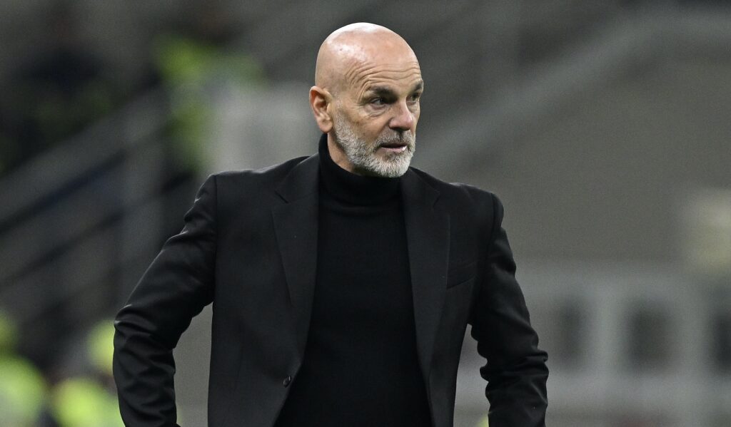 Stefano Pioli AC Milan Milan-Atalanta 1-1 Serie A 2023-2024