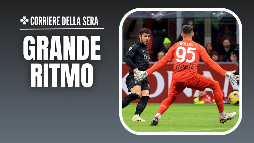 gol Theo Hernández AC Milan Milan-Napoli 1-0 Serie A 2023-2024