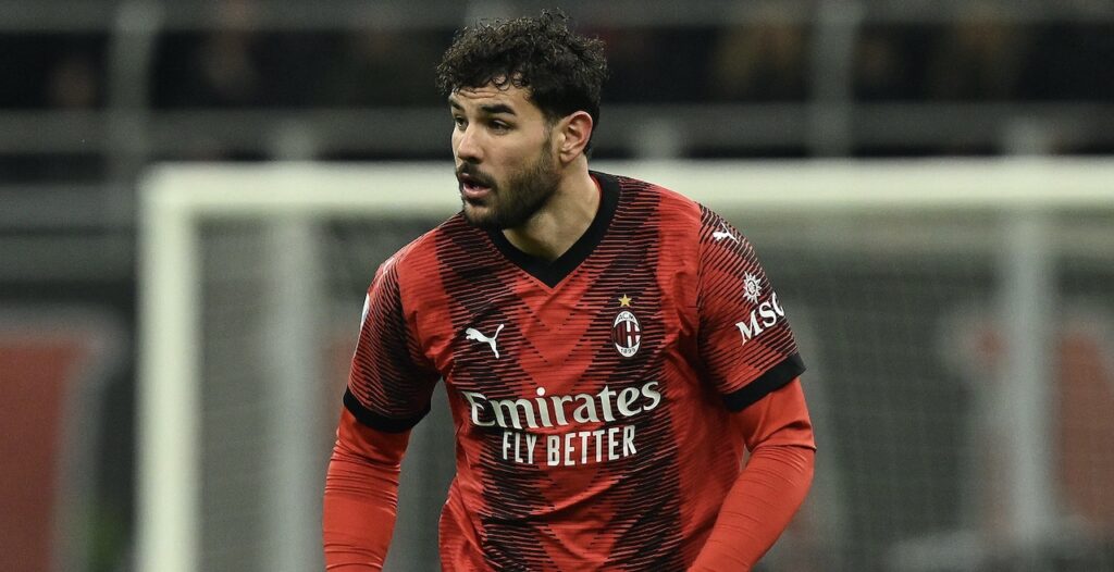 Theo Hernández AC Milan Milan-Atalanta 1-1 Serie A 2023-2024
