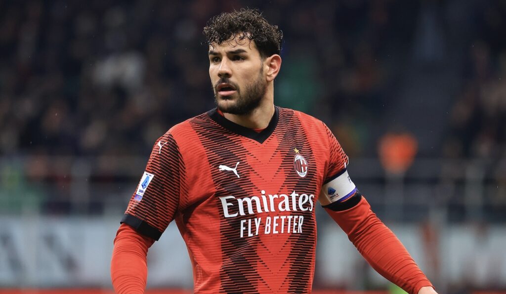 Theo Hernández AC Milan Milan-Atalanta 1-1 Serie A 2023-2024