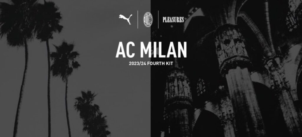 AC Milan nuova quarta maglia PUMA Pleasures 2023-2024