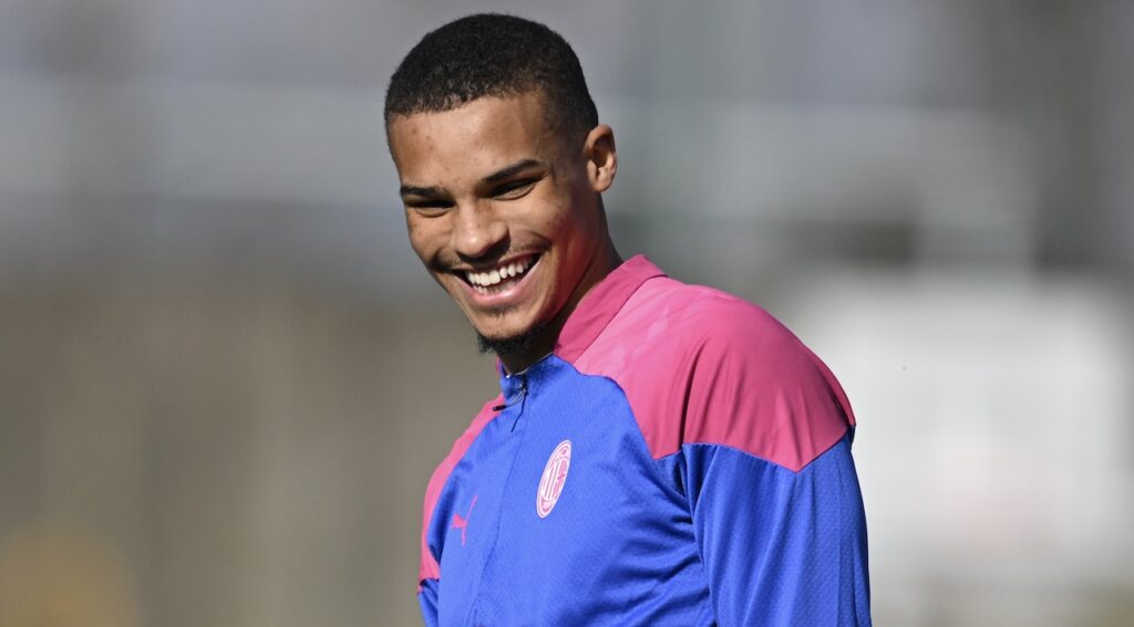 Malick Thiaw AC Milan allenamento Milanello