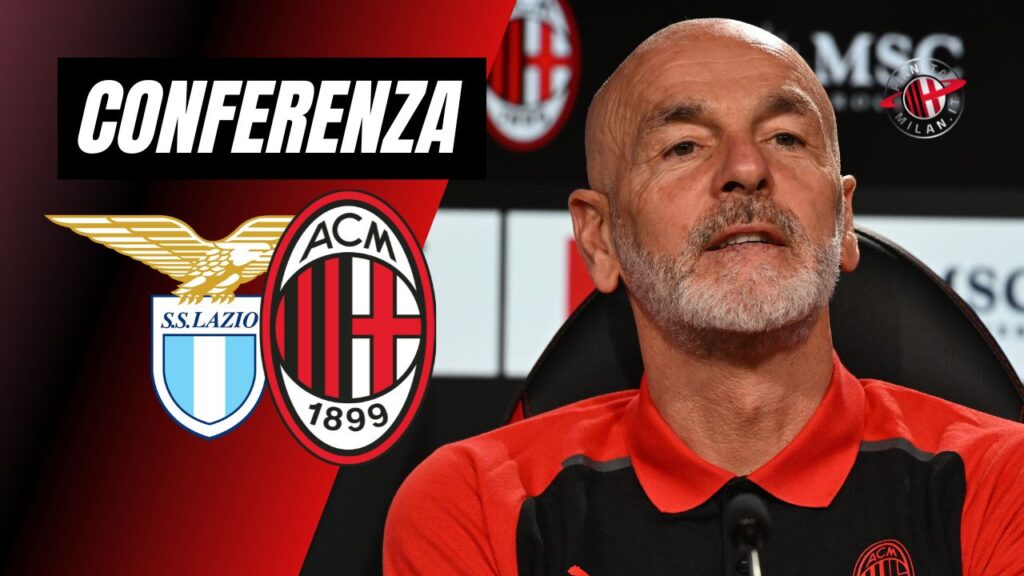 Conferenza stampa LIVE Lazio-Milan Serie A 2023-2024 Pioli