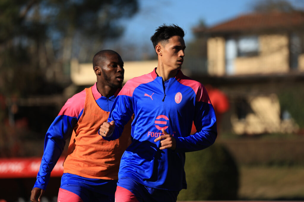 Allenamento Milan - Tijjani Reijnders, Yunus Musah