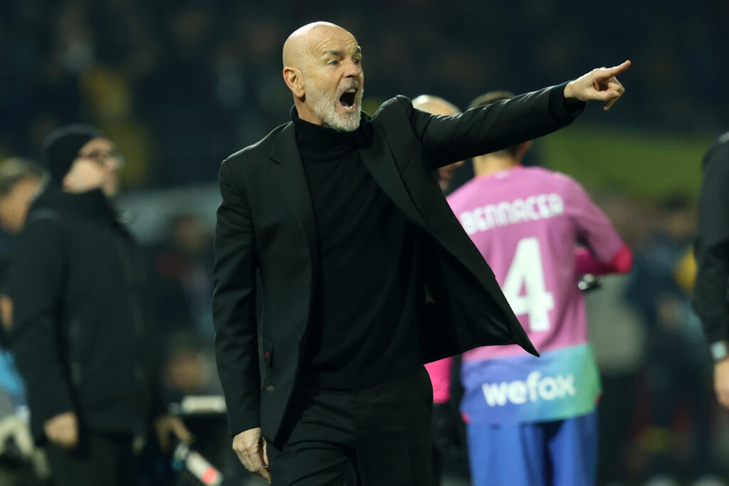 Stefano Pioli AC Milan Frosinone-Milan 2-3 Serie A 2023-2024