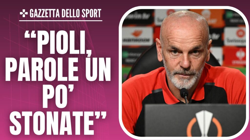 Conferenza Stampa Milan-Rennes Europa League 2023-2024 Pioli