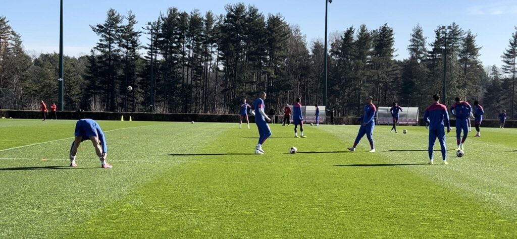 Foto allenamento Milan