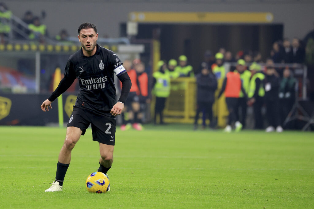 Davide Calabria AC Milan Milan-Napoli 1-0 Serie A 2023-2024