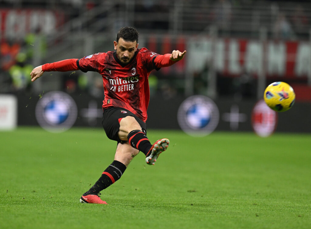 Alessandro Florenzi AC Milan Milan-Atalanta 1-1 Serie A 2023-2024