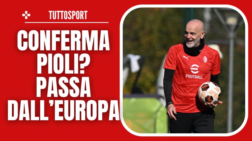 Pioli Allenamento Milan-Rennes Europa League 2023-24
