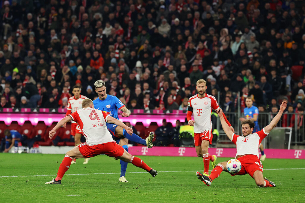 Bayern Monaco-RB Lipsia 2-1 Bundesliga 2023-2024 gol Sesko
