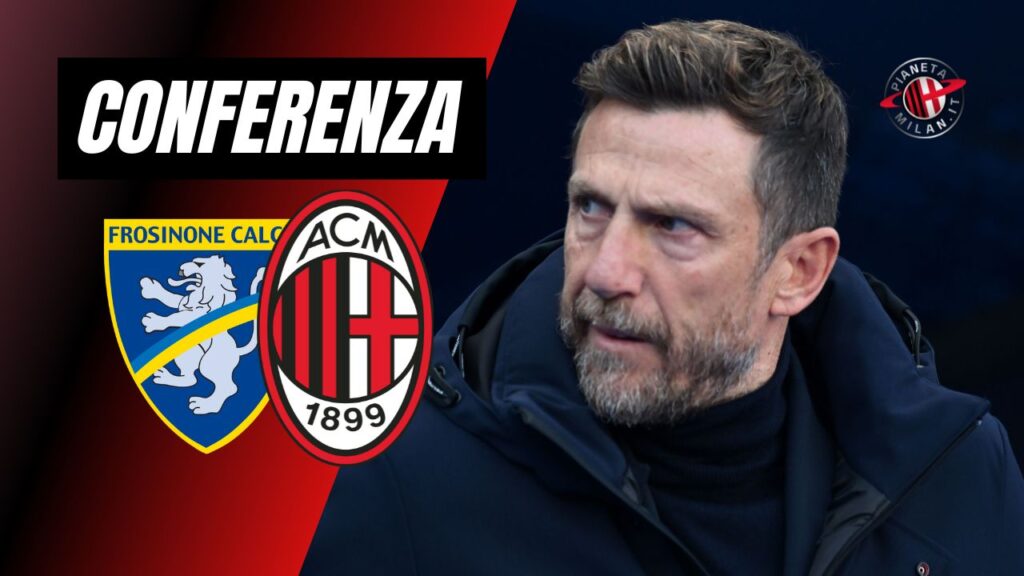 Conferenza stampa Di Francesco Frosinone-Milan Serie A 2023-2024