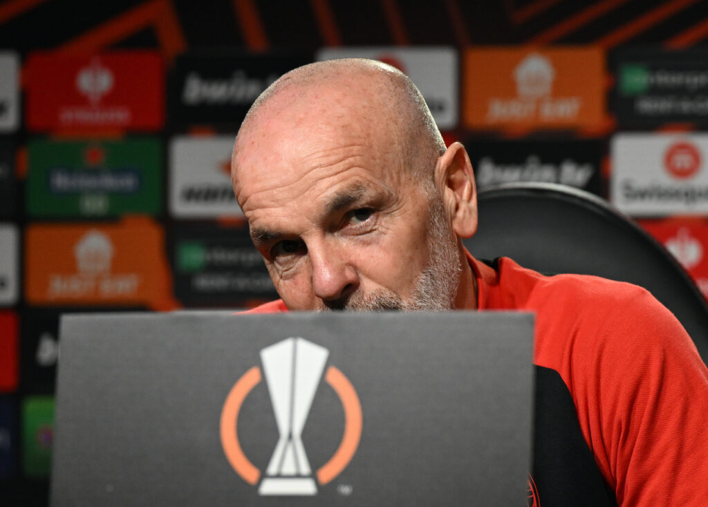 Stefano Pioli AC Milan conferenza stampa Europa League