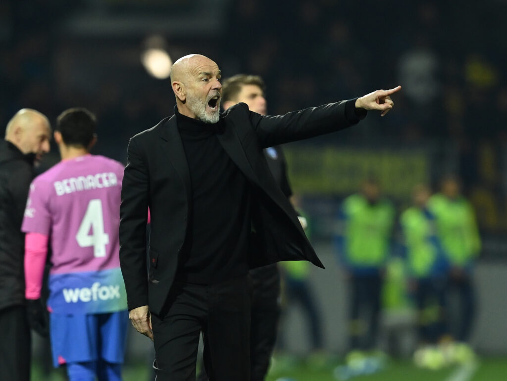 Stefano Pioli AC Milan Frosinone-Milan 2-3 Serie A 2023-2024