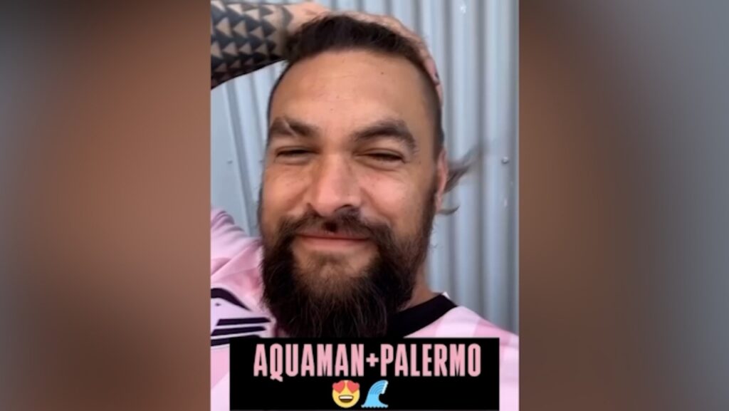 Aquaman Jason Momoa Palermo