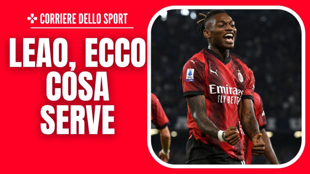 Rafael Leao AC Milan Napoli-Milan 2-2 Serie A 2023-2024