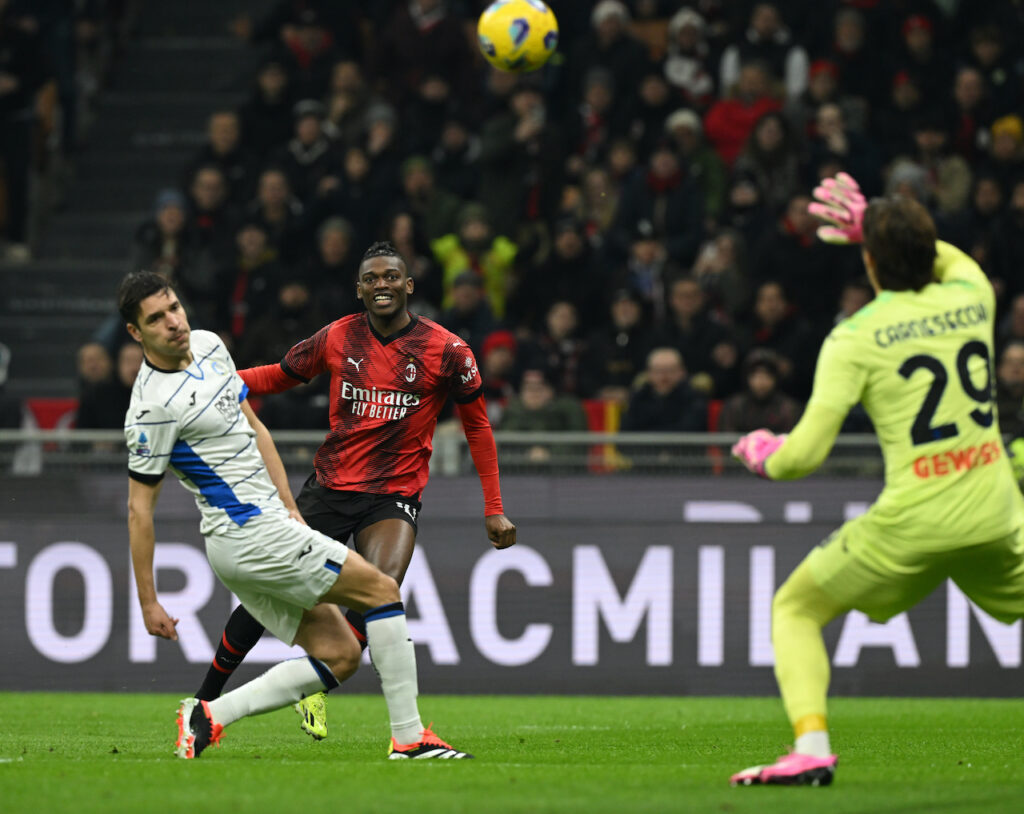gol Rafael Leao AC Milan Milan-Atalanta 1-1 Serie A 2023-2024