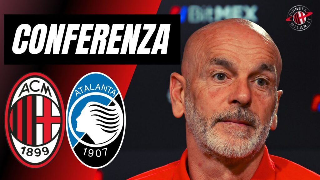 Conferenza stampa Pioli, Milan-Atalanta Serie A 2023-24