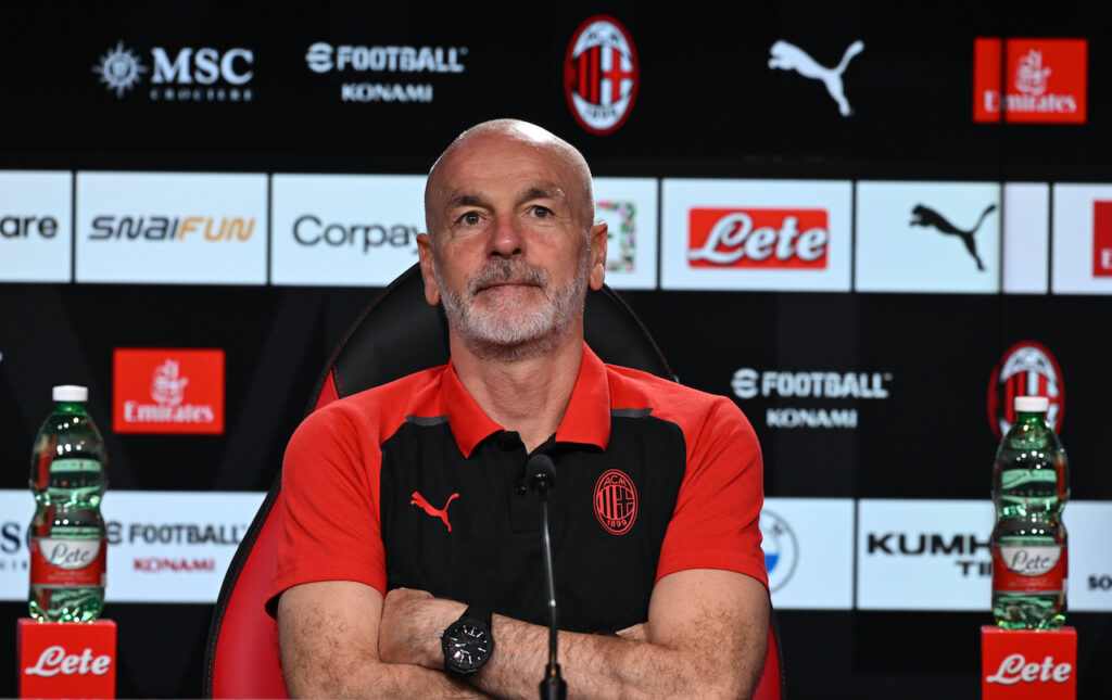 Stefano Pioli AC Milan conferenza stampa Milanello