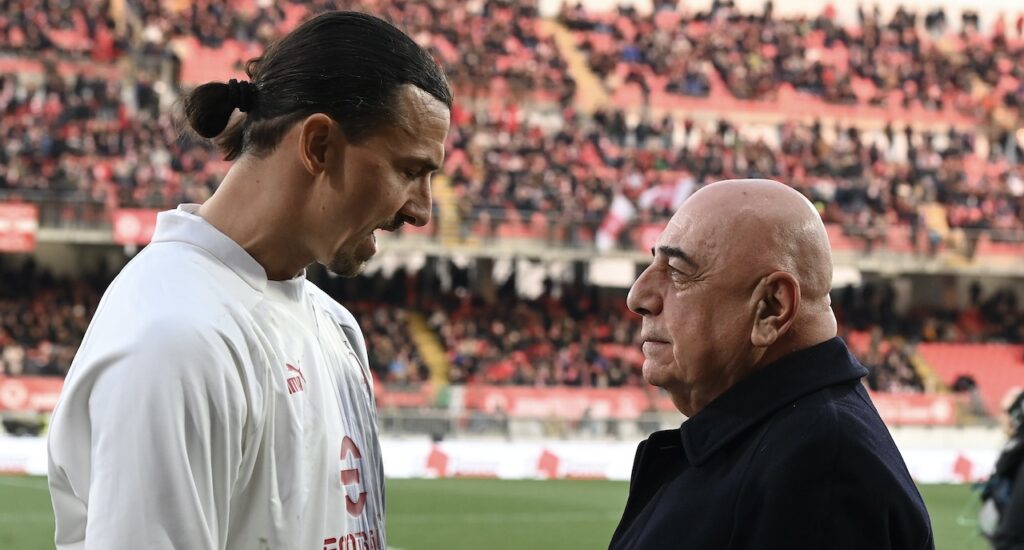 Ibrahimovic Galliani Monza-Milan 0-1 Serie A 2022-2023