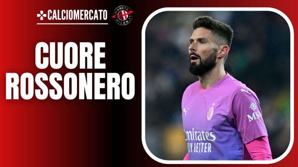 esultanza gol Olivier Giroud AC Milan Frosinone-Milan 2-3 Serie A 2023-2024