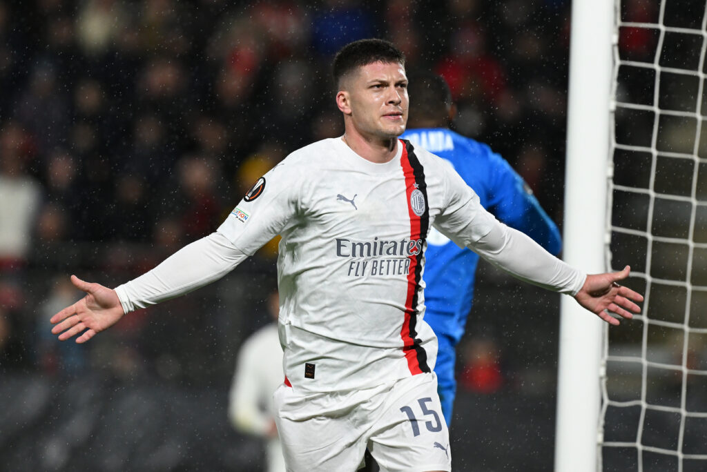 Luka Jovic AC Milan Rennes-Milan 3-2 Europa League 2023-2024