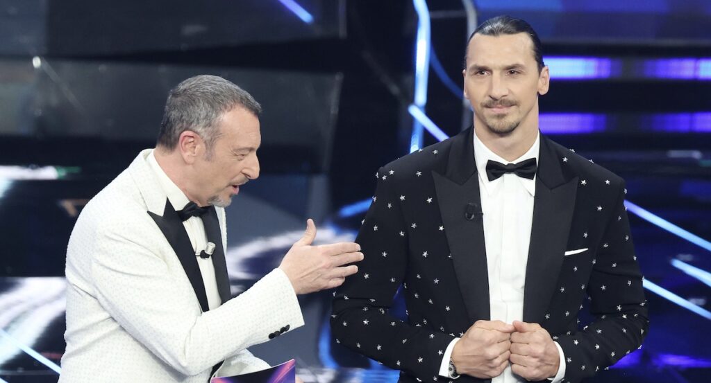 Sanremo 2024 Amadeus Ibrahimovic