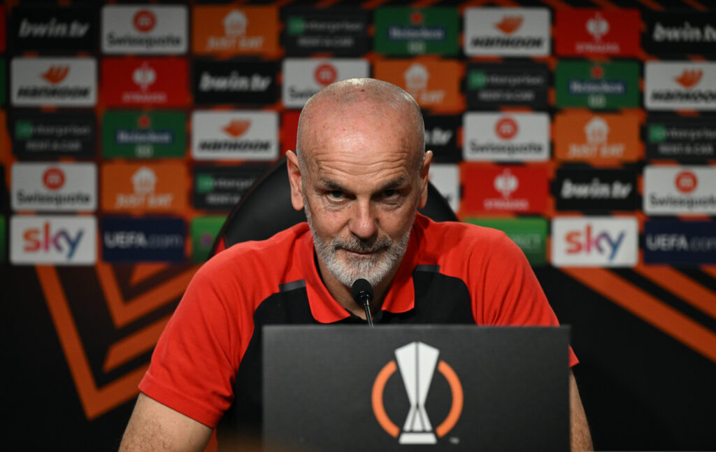 Stefano Pioli AC Milan conferenza stampa Europa League