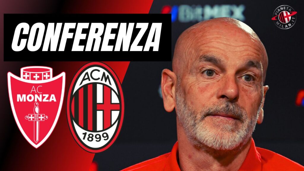 Conferenza stampa Stefano Pioli Monza-Milan Serie A 2023-2024