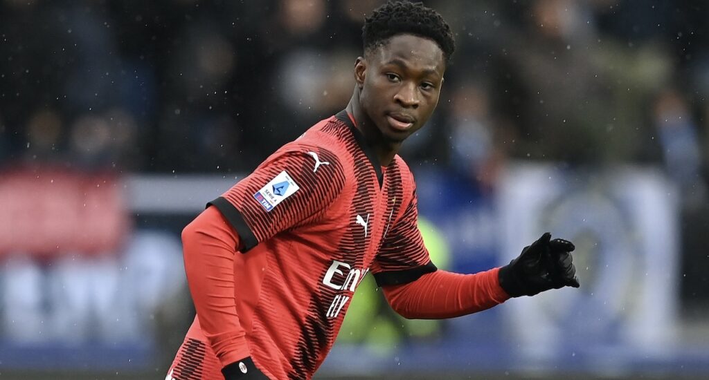 Chaka Traorè AC Milan Empoli-Milan 0-3 Serie A 2023-2024